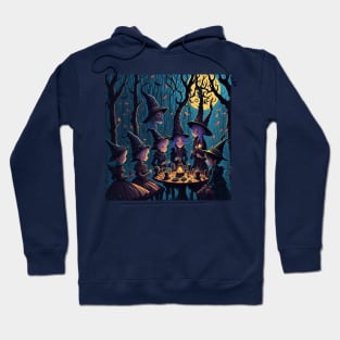 witch gathering halloween 2023 Hoodie